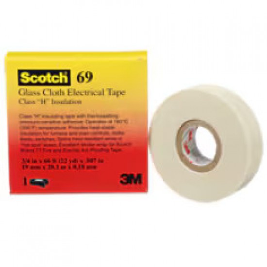 Scotch® Cam Kumaş Elektrik Bandı 69