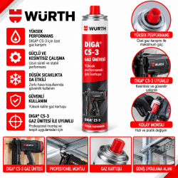 Yüksek performanslı gaz ünitesi DIGA® CS-3