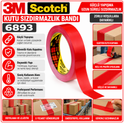 Scotch® Kutu Sızdırmazlık Bandı 6893
