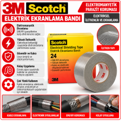 Scotch® Elektrik Ekranlama Bandı 