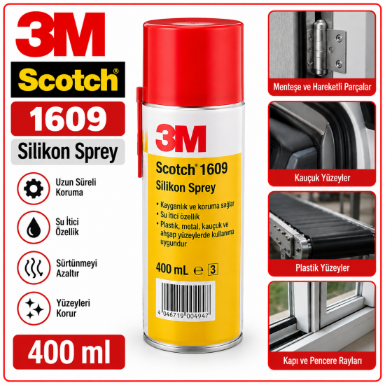 Scotch® 1609 Silikon Sprey, 400 ml