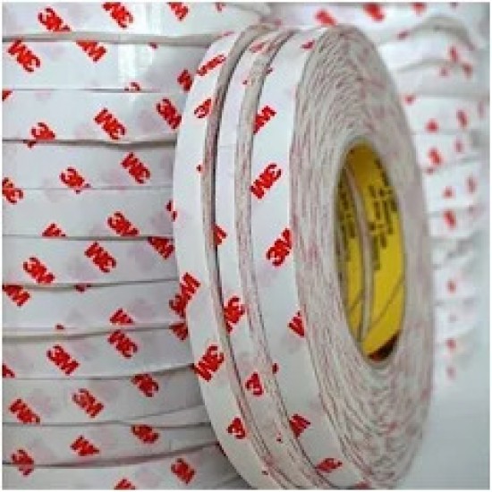 3M 9088 Akrilik Şeffaf ve Ince Çok Güçlü Çift Taraflı Bant 10 mm x 5 mt 12 Adet