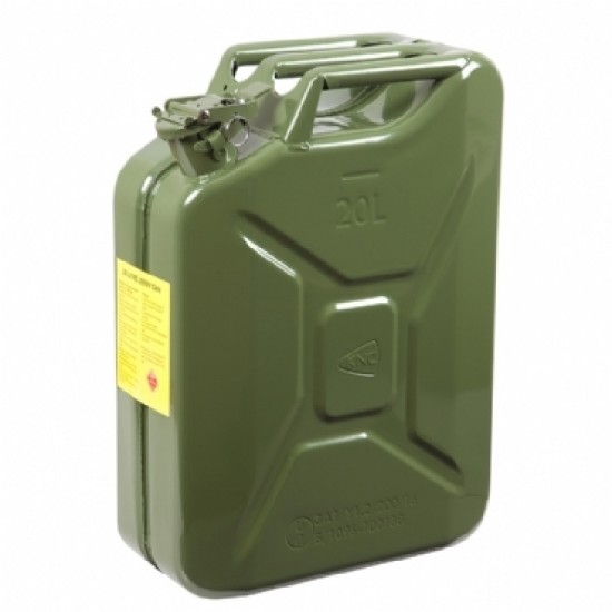 Metal Yakıt Bidonu Yeşil 20Lt
