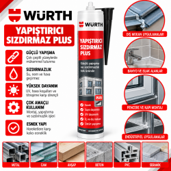 Yapıştırıcı Sızdırmaz Plus Würth 