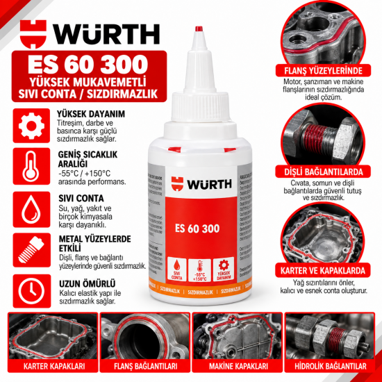 Würth YÜKSEK DERECELİ CIVATA SABİTLEYİCİ