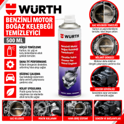 Würth Benzinli Motor Boğaz Kelebeği 500 Ml
