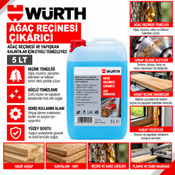 WÜRTH AĞAÇ REÇİNESİ ÇIKARICI 5 LT