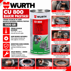 WÜRT CU 800-BAKIR PASTASI 1000GR