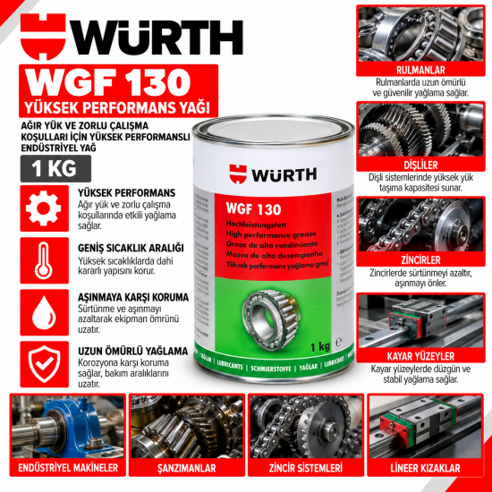 WGF130-YÜKSEK PERFORMANS YAĞI 1KG