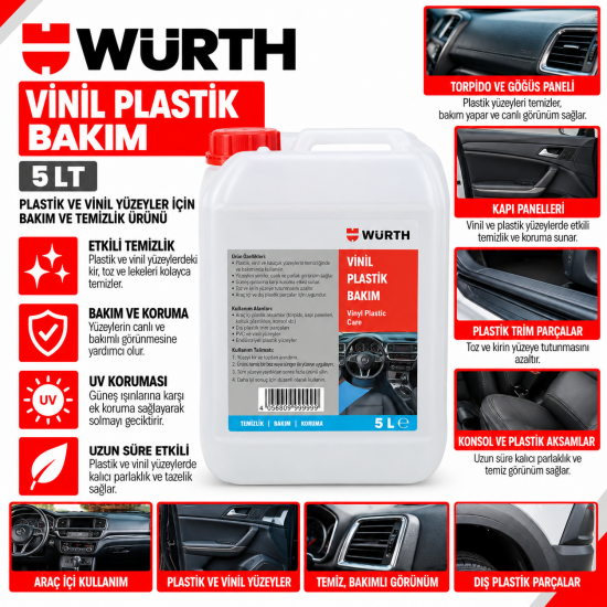 VİNİL PLASTİK BAKIM 5LT