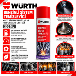 Würth Benzinli Sistem Temizleyici 300 Ml