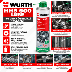 Tutunma özellikli yağlayıcı HHS 500 Lube