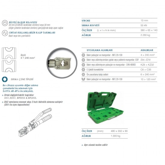 Manuel Hidrolik Sıkma Aleti D51