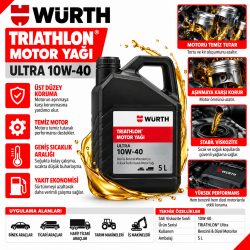 TRIATHLON® motor yağı Ultra 10W-40