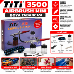 Titi 3500 Airbrush Mini Boya Tabancası