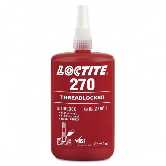 LOCTITE 270 Yüksek Mukavametli Vida Sabitleyici 50 ml 12 Adet