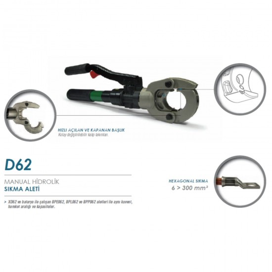 Manuel Hidrolik Sıkma Aleti D62