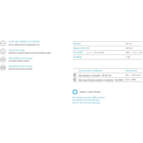 Hidrolik Başlı Sıkma XH450