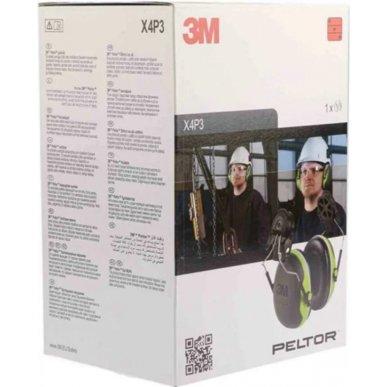 3M Peltor Optime X4P3E Barete Takılabilir Kulaklık