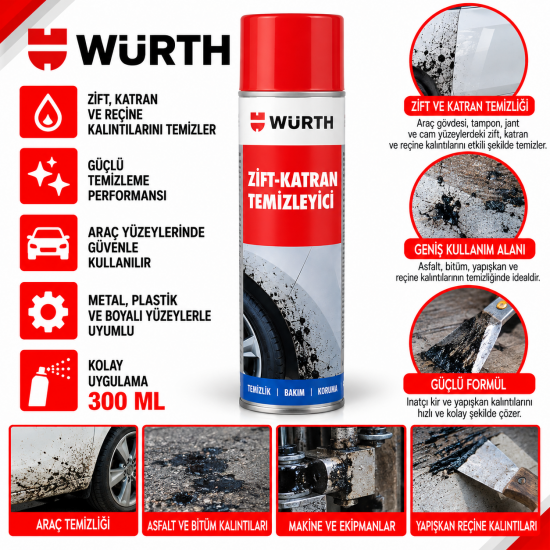 ZİFT-KATRAN TEMİZLEYİCİ 300ML